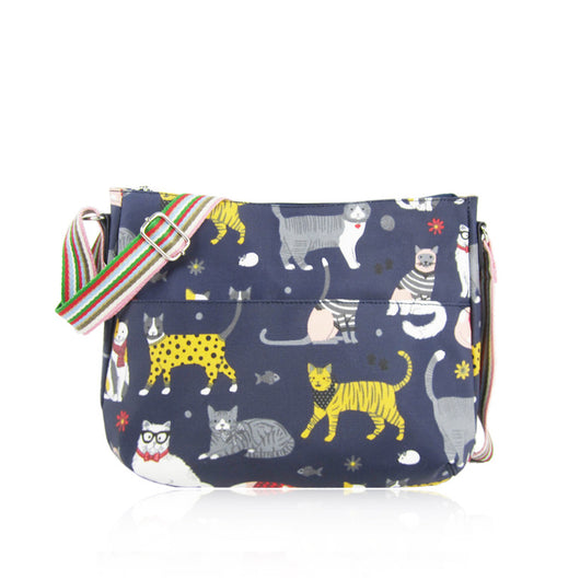 Mixed Cat Multi-Purpose Crossbody - Dark Blue image 1