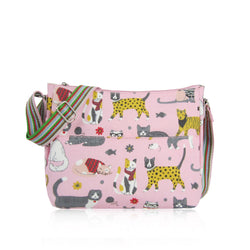 Mixed Cat Multi-Purpose Crossbody - Pink image 1