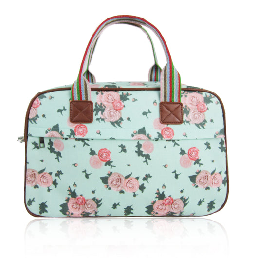 Blossom Flower Overnight Bag - Turquoise image 1