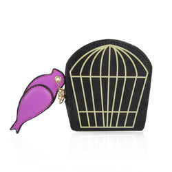 Birdcage Coin Purse - Black image 1