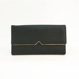 Marguerite Metal V Trim Purse - Black image 1