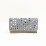 Fleur Chop Out Pattern Purse - Purple image 1