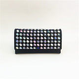 Fleur Chop Out Pattern Purse - Black image 1