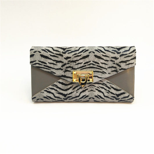 Danique Zebra Purse - Grey image 1