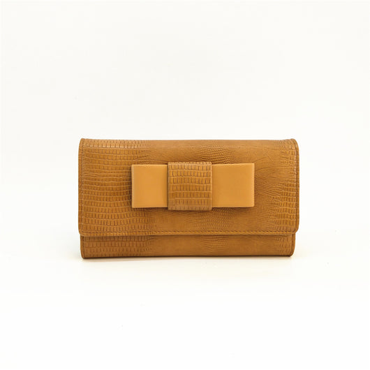Channa Bow Purse - Brown image 1
