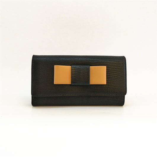 Channa Bow Purse - Black image 1