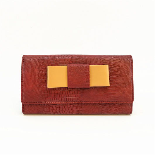 Channa Bow Purse - Red image 1