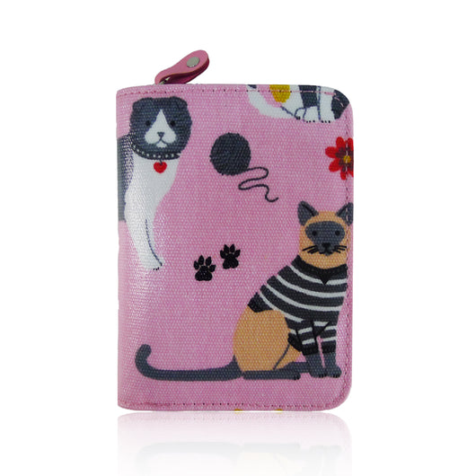 Mixed Cat Print Small Purse - Purse image 1