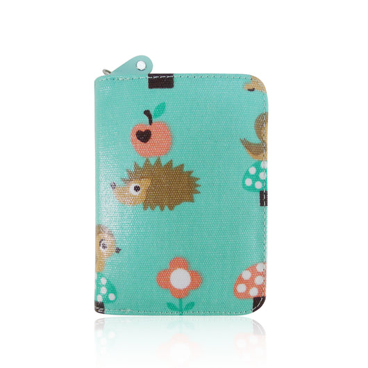 Critters Print Small Purse - Turquoise image 1