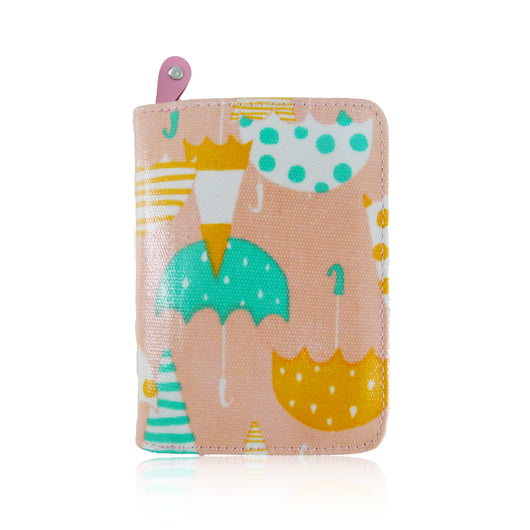 Umbrella Print Small Purse - Pink image 1