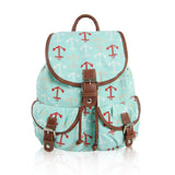 Anchor Retro Rucksack - Turquoise image 1