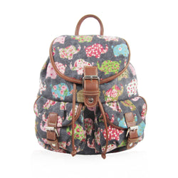 Elephant Retro Rucksack - Grey image 1