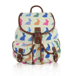 Rabbit Retro Rucksack - Beige image 1