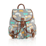 Umbrella Retro Rucksack - Grey image 1