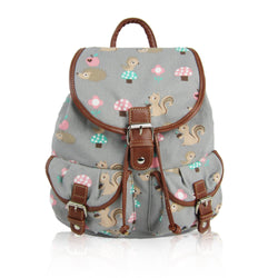Critters Retro Rucksack - Grey image 1