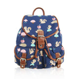 Critters Retro Rucksack - Dark Blue image 1