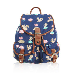 Critters Retro Rucksack - Dark Blue image 1