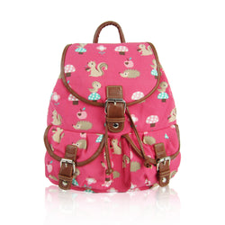 Critters Retro Rucksack - Fucshia image 1