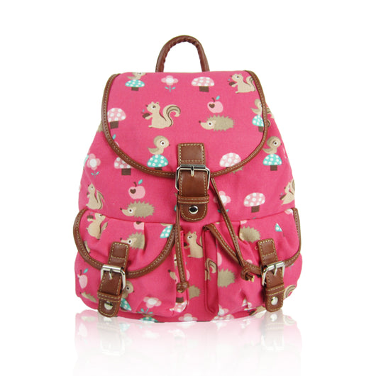 Critters Retro Rucksack - Fucshia image 1