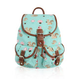 Critters Retro Rucksack - Turquoise image 1