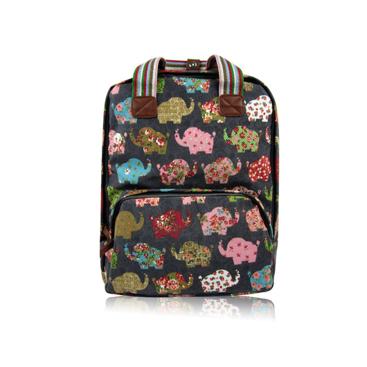 Elephant Laptop Rucksack - GREY image 1