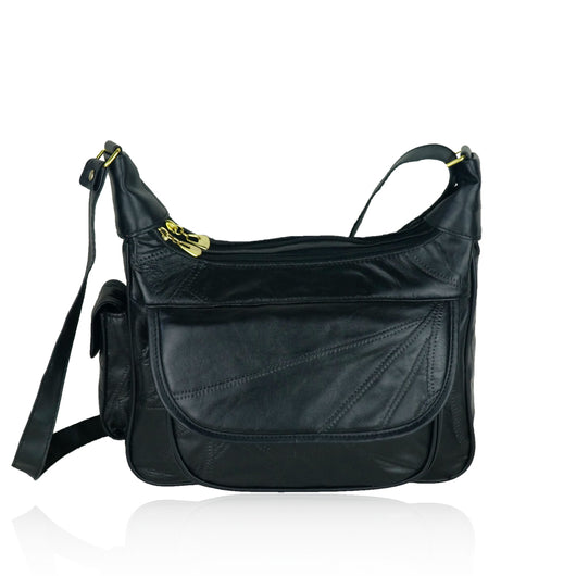 Soft Leather Crossbody - Black image 1