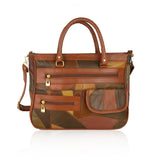 Soft Leather Satchel - YELLOW image 1