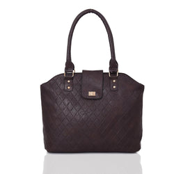 Abella Tote Bag - BROWN image 1