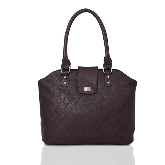 Abella Tote Bag - BROWN image 1