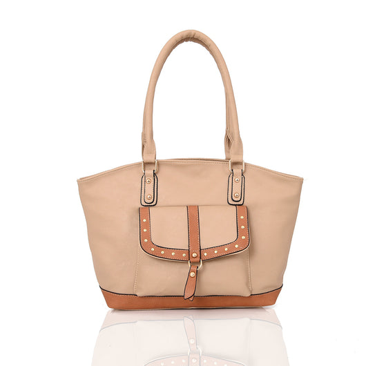 Berdine Tote Bag - BEIGE image 1