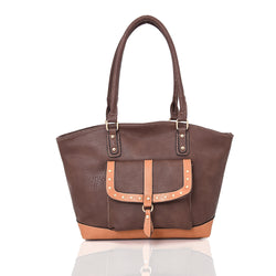 Berdine Tote Bag - BROWN image 1