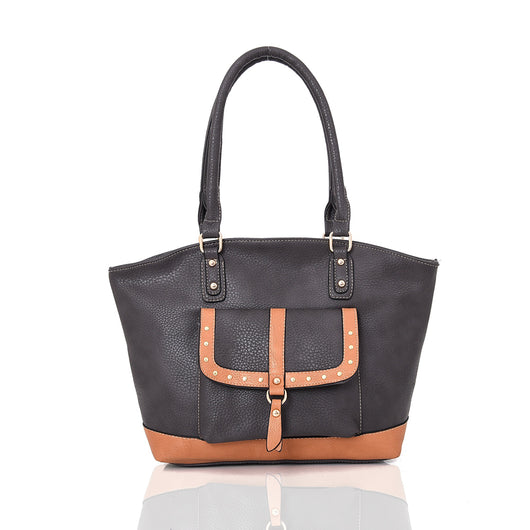 Berdine Tote Bag - DK GREY image 1