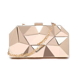 Big Bubble Clutch Bag - Gold image 1