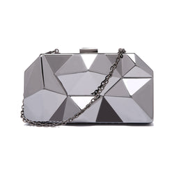 Big Bubble Clutch Bag - Gunmetal image 1