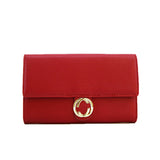 Agnes Ring Embellished Purse - Red image 1