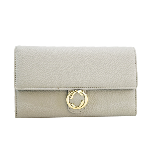 Agnes Ring Embellished Purse - Grey image 1