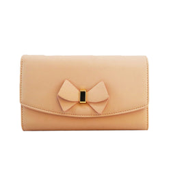 Josee Curved Bow Purse - Dusty Pink image 1