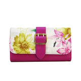 Lillian Summer Floral Purse - Fuchsia image 1