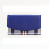 Camila Tartan Contrast Purse - DkBlue image 1