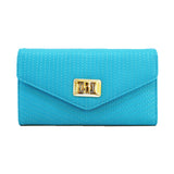 Stitched Envelope Purse - Blue image 1
