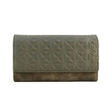 Cathy 3D Pattern Ladies Wallet - grey image 1