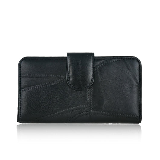 Leslie Real Leather Purse - Black image 1