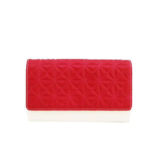 Cathy 3D Pattern Ladies Wallet - fuschia image 1