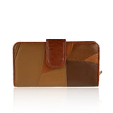 Leslie Real Leather Purse - Brown image 1