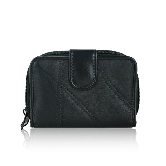 Laureta Real Leather Purse - Black image 1