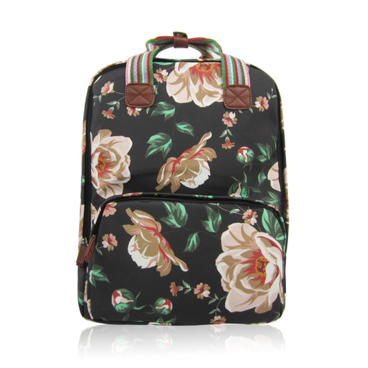 Flower laptop bag-Black image 1