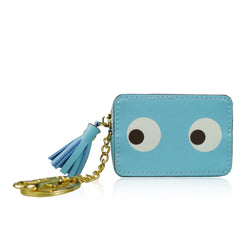 Looking Eyes Coin Purse-lt blue image 1