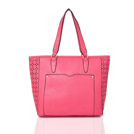 Katy Tote Bag - fuchsia image 1