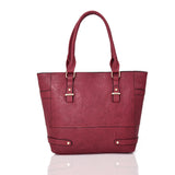 Carrie Tote Bag - burgundy image 1