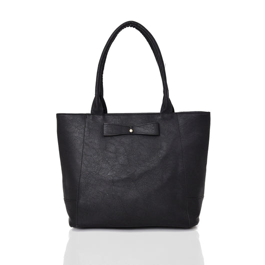 Sofia Bow Tote - black image 1